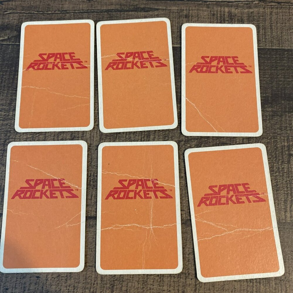 Vintage Space Rockets Card‎ Game 1983 Complete In Rough Condition - Picture 11 of 16